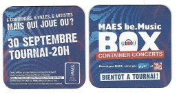 323a Brij. Maes Waarloos Rv Container Concerts 30 Sept.Tournai 93-93 - Beer Mats