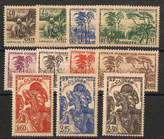 GUINEE - 1939-40 - N°YT. 158 à 168 - Série Complète - Neuf Luxe ** / MNH / Postfrisch - Nuovi