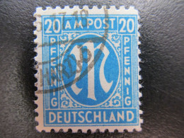 Bizone Nr. 26bBz, 1945, Gestempelt, BPP Geprüft, Mi 45€  *DEK134* - Oblitérés