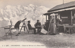 4937 9 Chamonix, Chalet Du Brévent Et Le Mont Blanc.  - Chamonix-Mont-Blanc