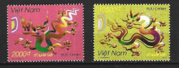 VIET NAM. N°2292-3 De 2011. Année Lunaire Du Dragon. - Anno Nuovo Cinese