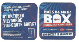 326a Brij. Maes Waarloos Rv Container Concerts 01 Okt. Vilvoorde  93-93 - Beer Mats