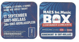 327a Brij. Maes Waarloos Rv Container Concerts 17 Sept. Sint-Niklaas  93-93 - Beer Mats