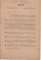 Partitions-FAUST Faites Lui Mes Aveux...paroles De J Barbier & M Carré, Musique De Ch Gounod - Scores & Partitions