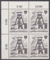1961 , 15 Jahre Verstaatlichte Unternehmen ( Mi.Nr.: 1092 ) (1) 4-er Block Postfrisch ** - Unused Stamps