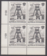 1961 , 15 Jahre Verstaatlichte Unternehmen ( Mi.Nr.: 1092 ) (2) 4-er Block Postfrisch ** - Unused Stamps