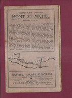 160524 - DEPLIANT TOURISTIQUE - MONT ST MICHEL DINAN CAP FREHEL  CANCALE Autocar Vedette - Toeristische Brochures