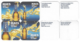 331a Brij. Maes Waarloos Suis Ta Soif Rv 93-93 Voll.serie Comp. (4stuks) - Bierdeckel