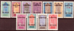 Niger 1922/26 Y.T.18/28 */MH VF/F - Nuovi