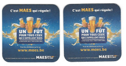 333a Brij. Maes Waarloos C'est Maes Qui Régale  93-93 Rv - Beer Mats