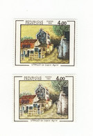 Le Lapin Agile YT 2297 + B : Mur De Droite Bleu + Beige. Voir Scan. Cotes YT : 12.30 €, Maury N° 2302 + 2302b : 11.80 €. - Unused Stamps