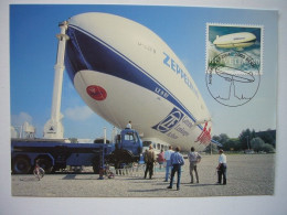 Avion / Airplane / ZEPPELIN NT / Carte Maximum - Zeppeline