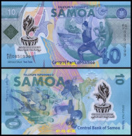 Samoa 10 Tala, (2019), Polymer, Commemorative, Lucky Number 888, PMG66 - Samoa