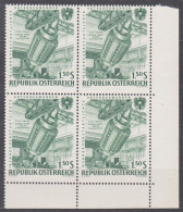 1961 , 15 Jahre Verstaatlichte Unternehmen ( Mi.Nr.: 1093 ) (1) 4-er Block Postfrisch ** - Unused Stamps