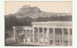 GRECE . ATHENES . ACROPOLIS FROM THE STADIUM 1925 - Grèce