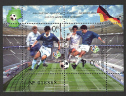 MONTENEGRO - MNH BLOCK- SPORT - SOCCER - FOOTBALL, FIFA WORLD CUP GERMANY 2006. - Montenegro