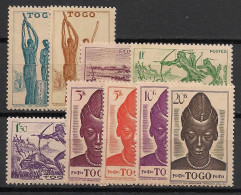 TOGO - 1942-44 - N°YT. 217 à 225 - Série Complète - Neuf Luxe** / MNH / Postfrisch - Unused Stamps