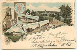 Autriche - Gruss Aus WAIZENKIRCHEN - Marktplatz, Schloss Weidenholz ... 1899 - Other & Unclassified