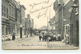 Belgique - CHENEE - Rues D'Embourg Et De La Station - J. Hermans Chaussures - Autres & Non Classés