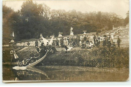 Carte Photo - LAGNY - Jour De Fête, Mise à L'eau D'une Barque Par Des Militaires - Lagny Sur Marne