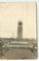 Carte Photo - Guerre 14-18 - Monument Aux Morts - 247 Regt Fanteria - War 1914-18