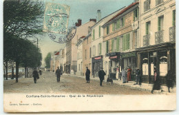 CONFLANS SAINTE-HONORINE - Quai De La République - Boulangerie - Conflans Saint Honorine