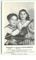 Antoinette Et Georges Catalanotti - Violonistes Prodiges - Musique Et Musiciens