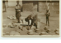 African Pottery, Shaping Pots - Ghana - Gold Coast