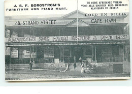 AFRIQUE DU SUD - J.S.F. Borgstrom's Furniture And Piano Mart - Strand Street Cape Town - Afrique Du Sud