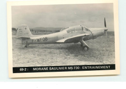 69-2 : Morane Saulnier MS-730 - Entrainement - 1946-....: Modern Tijdperk