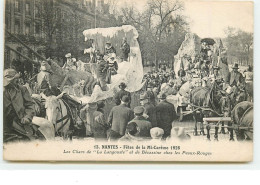 13- NANTES - Fêtes De La Mi-Carême 1928 - Les Chars De "La Langouste" Et De Bécassine Chez Les Peaux-Rouges - Nantes