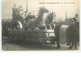 4 - NANTES - La Mi-Carême 1927 - Le Char De La Reine - Nantes