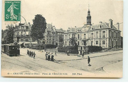 CHATOU - Place De L'Hôtel De Ville - Tramway - Chatou