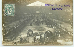 Carte Photo - PARIS - Expo - Concours Agricole 1907 - Exposiciones