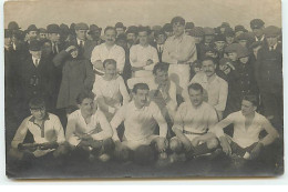 Carte Photo - Equipe De Football - Voetbal