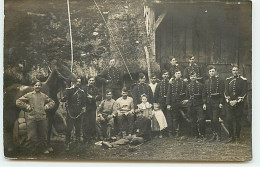 Carte Photo - Militaires Avec Des Enfants - Envoyée à Chatillon Coligny - Sonstige & Ohne Zuordnung