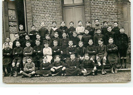 Carte Photo De Jeunes Garçons - Ecole - Escuelas