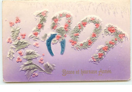 Carte Gaufrée - Bonne Et Heureuse Année 1907 - New Year