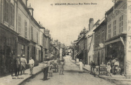 Sézanne - Rue Notre Dame "animés" - Sezanne