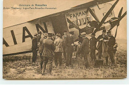 Aviation - Aérodrome De Bruxelles - Avion Farman Ligne Paris-Bruxelles-Amsterdam - Aerodrome