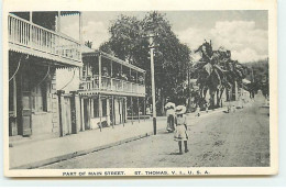 Antilles - ILES VIERGES - St. Thomas - Part Of Main Street - Jungferninseln, Amerik.