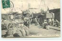 LE HAVRE - Port - Déchargement Des Sacs De Café - Harbour