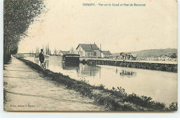 CHAGNY - Vue Sur Le Canal Et Pont De Bouzeron - Péniche - Chagny