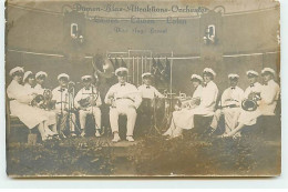 Carte Photo - Spectacle - Orchestre Damen-Blas-Attraktions - Musique Et Musiciens