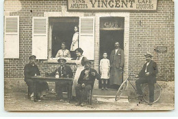 Carte Photo - Vincent, Café Liqueurs - Carte Postée De L'Epine - Altri & Non Classificati