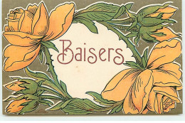 Art Nouveau - Baisers - Roses - Autres & Non Classés