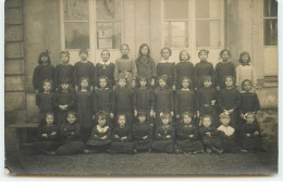 Carte Photo A Localiser - Photo De Classe De Fillettes - A Identificar