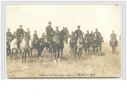 Camp De COËTQUIDAN 13 Aoüt 1913 - Guer Coetquidan