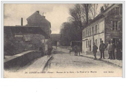 CONDE-EN-BRIE Avenue De La Gare Le Pont Et Le Moulin - Sonstige & Ohne Zuordnung
