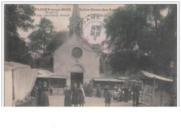 CLICHY SOUS BOIS Notre Dame Des Anges Petits Marchands Devant La Chapelle - Clichy Sous Bois